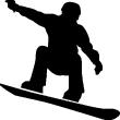 Vinilos deportes y el fútbol - Vinilo decorativo snowboard 2 - ambiance-sticker.com