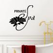 Vinilos decorativos de baño - Vinilo Spa privado - ambiance-sticker.com