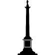 Vinilos decorativos de Londres - Vinilo Estatua de Nelson - ambiance-sticker.com