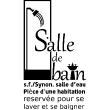 Vinilos decorativos de baño - Vinilo Salle de bain Sinónimo - ambiance-sticker.com