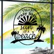 Pegatina de parede That crazy little sun of a beach - ambiance-sticker.com