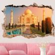 Vinilos decorativos paisajes - Vinilo Paisaje Taj Mahal el palacio - ambiance-sticker.com