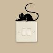 Pegatina de pared Un pequeño ratón - ambiance-sticker.com