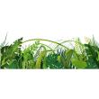 Vinilos opaca - Adhesivo de ventana 100 x 40 cm la jungla - ambiance-sticker.com