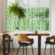 Vinilos opaca - Adhesivo ventana 100 x 40 cm bambúes - ambiance-sticker.com