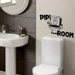 Vinilos decorativos de WC - Vinilo wc Pipi Room - ambiance-sticker.com