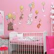 Vinilos infantiles de paredes - Adhesivos de animales y globos en el aire - ambiance-sticker.com