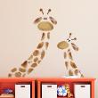 Vinilos animales infantiles - Vinilo infantil familia jirafas animales - ambiance-sticker.com