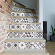 vinilo escalera - Vinilo escalera azulejos hilono x 2 - ambiance-sticker.com