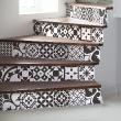 vinilo escalera - Vinilo escalera azulejos jonas x 2 - ambiance-sticker.com