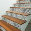 vinilo escalera - Vinilo escalera azulejos lora x 2 - ambiance-sticker.com