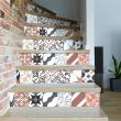 vinilo escalera - Vinilo escalera azulejos rivolino x 2 - ambiance-sticker.com