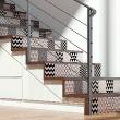 vinilo escalera - Vinilo escalera azulejos Valdemar x 2 - ambiance-sticker.com