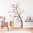 Vinilos infantiles de paredes - Vinilo lindas pegatinas de erizo y pájaros - ambiance-sticker.com