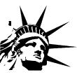 Vinilos de Nueva-York - Cabeza Estatua de la Libertad - ambiance-sticker.com