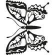 Mariposa decorativa - ambiance-sticker.com