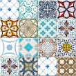 vinilos baldosas de cemento - 16 vinilo baldosas azulejos adornos artísticos de mosaico - ambiance-sticker.com