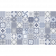 vinilos baldosas de cemento - 60 vinilo baldosas azulejos talisia - ambiance-sticker.com