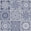 vinilos azulejos bohemio - 9 vinilos azulejos étnico Metztli - ambiance-sticker.com