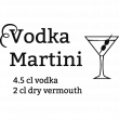 Vinilos decorativos para la cocina - Vinilo decorativo cóctel Vodka Martini - ambiance-sticker.com