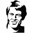 Retrato Robert Redford 3 - ambiance-sticker.com