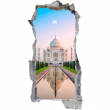 Vinilos decorativos paisajes - Vinilo Paisaje vista de la Taj Mahal - ambiance-sticker.com