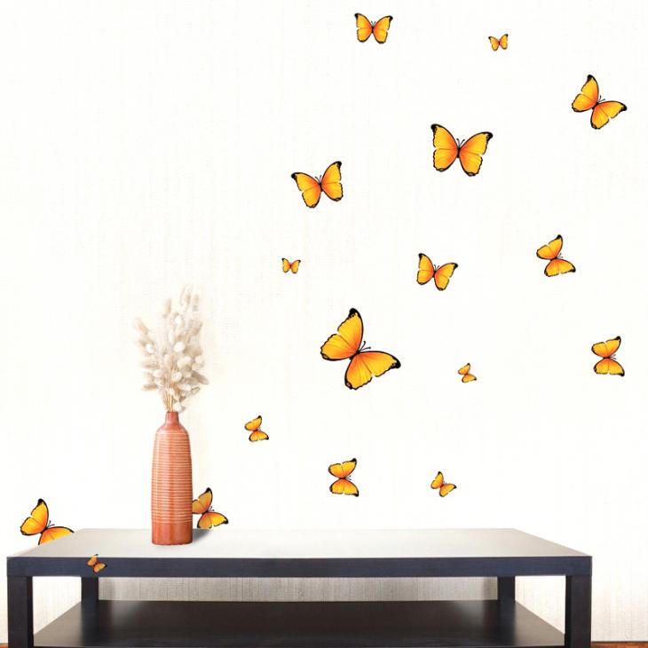 Mariposas amarillas - ambiance-sticker.com