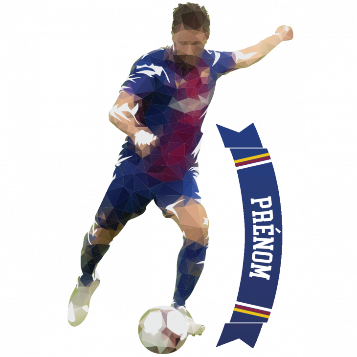 Vinilos Nombres - Vinilo nombres personalizable futbolista argentino - ambiance-sticker.com