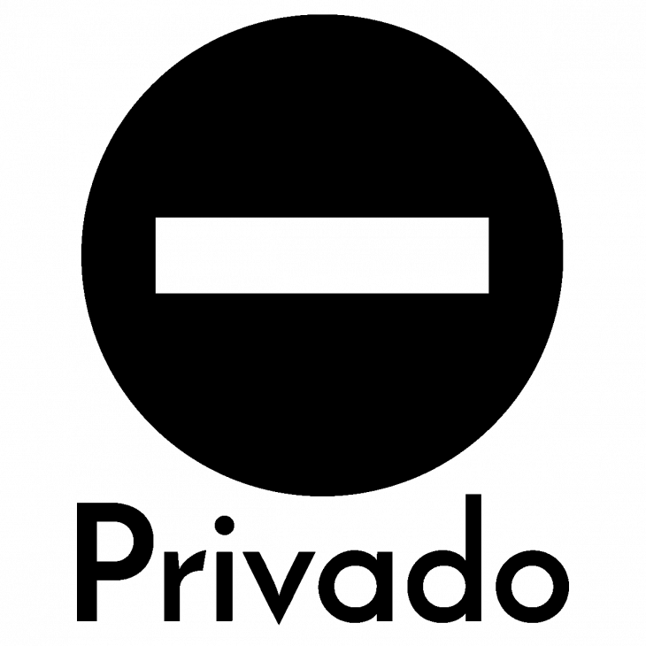 Vinilos para puertas - Vinilo de puerta Privado - ambiance-sticker.com