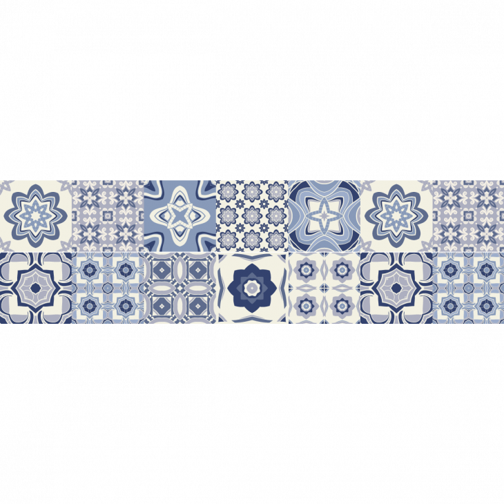 vinilos tubo de subida - Vinilos tubo de subida azulejos ophelia x 2 - ambiance-sticker.com