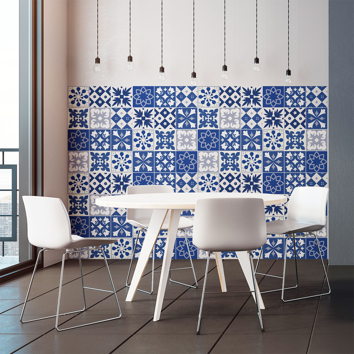 24 wall decal tiles azulejos cicolina