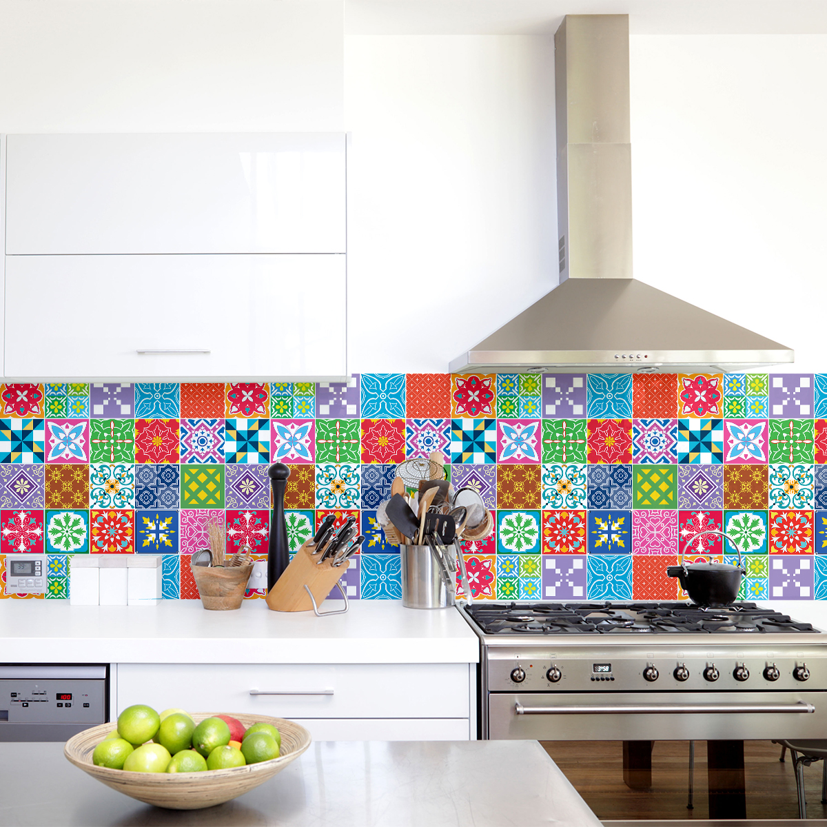 24 wall decal tiles azulejos solitina