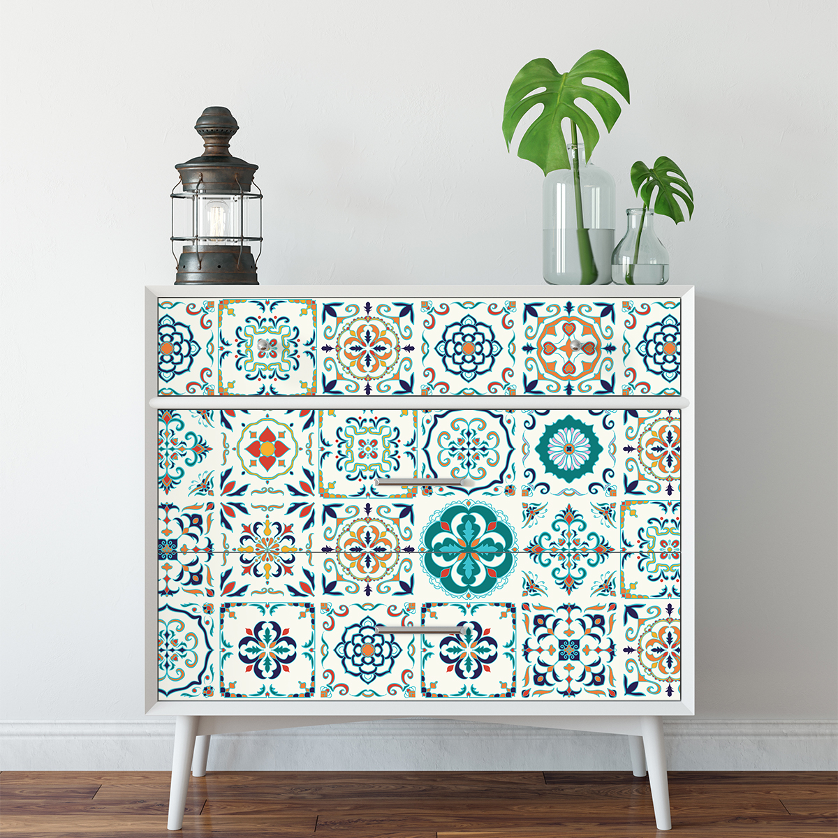 24 wall stickers tiled furniture solenia