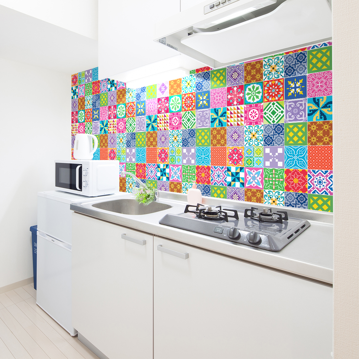 30 wall stickers cement tiles azulejos alexidina