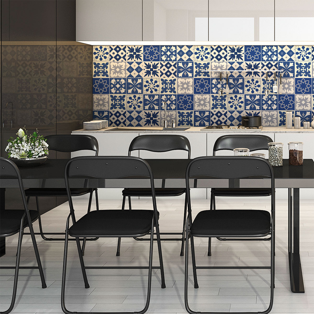 30 wall stickers cement tiles azulejos cindia