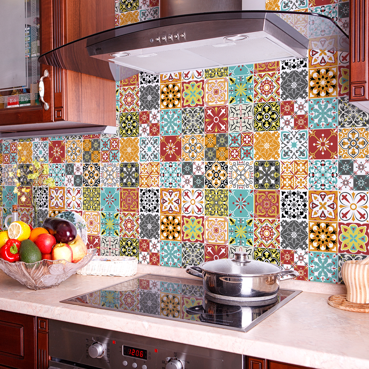 30 wall stickers cement tiles lizia
