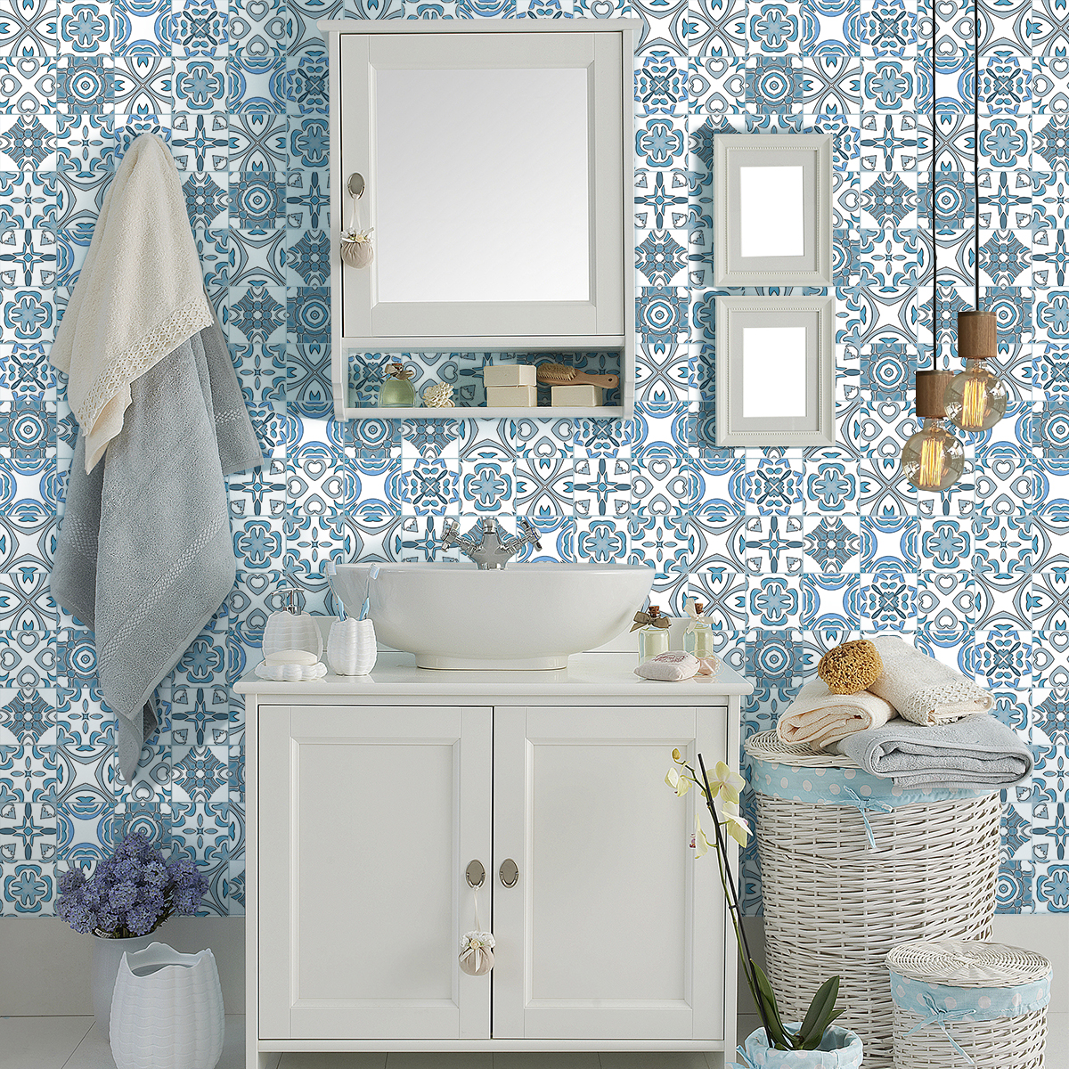 30 wall stickers tiles azulejos albertino