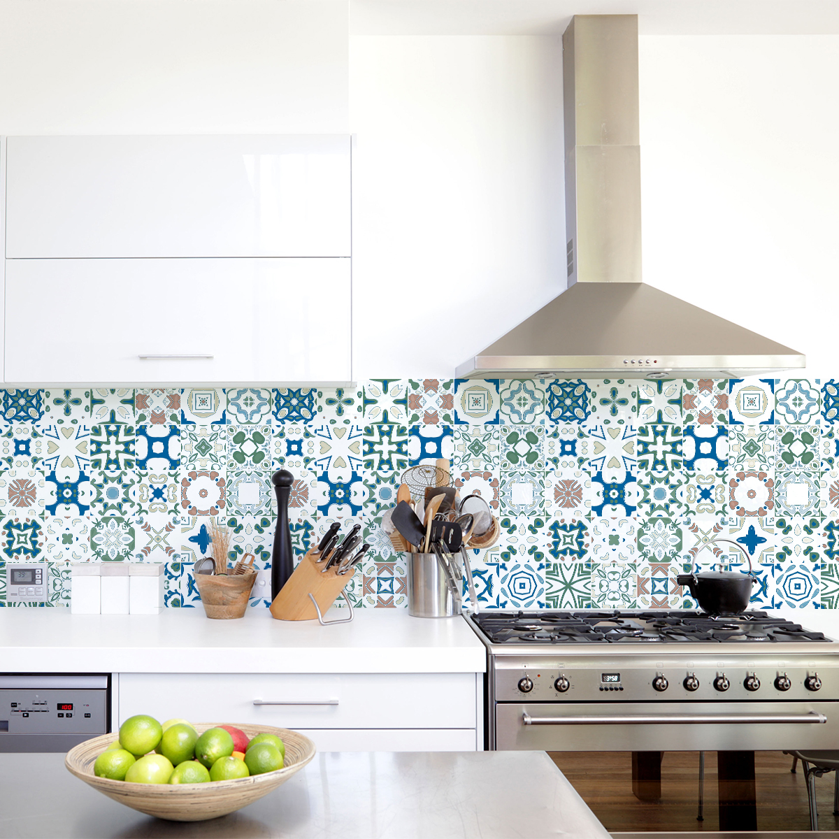 30 wall stickers tiles azulejos cyndia