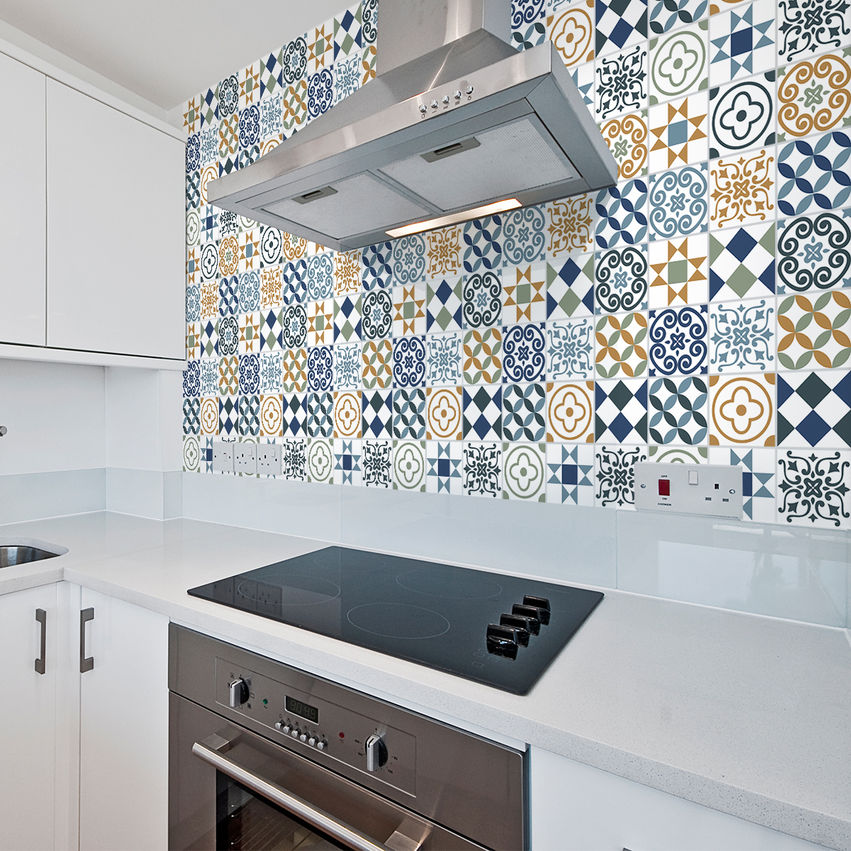 30 wall stickers tiles azulejos savanah