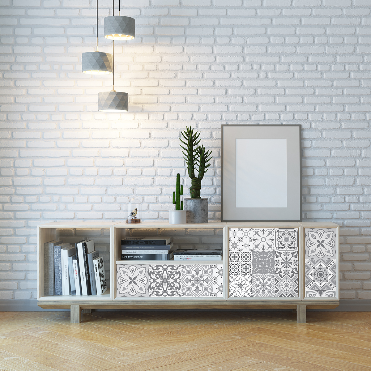 30 wall decal tiled furniture liberta
