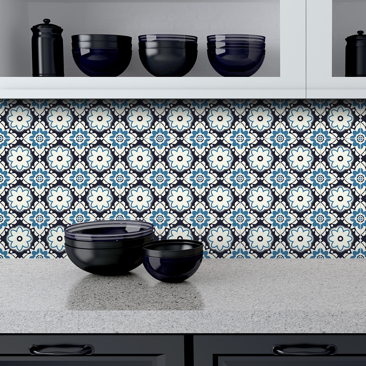 9 adesivi piastrelle azulejos Opalina