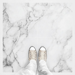 Wall decal floor tiles