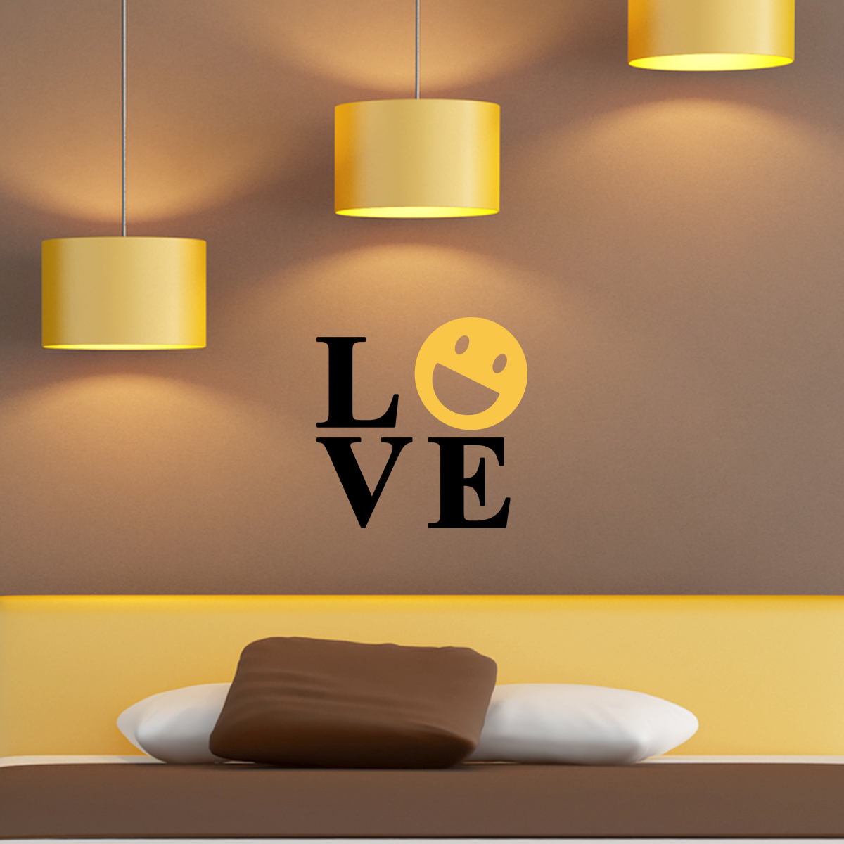 Love smiley Wall decal