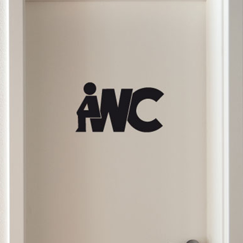 Sticker WC Signalétique WC