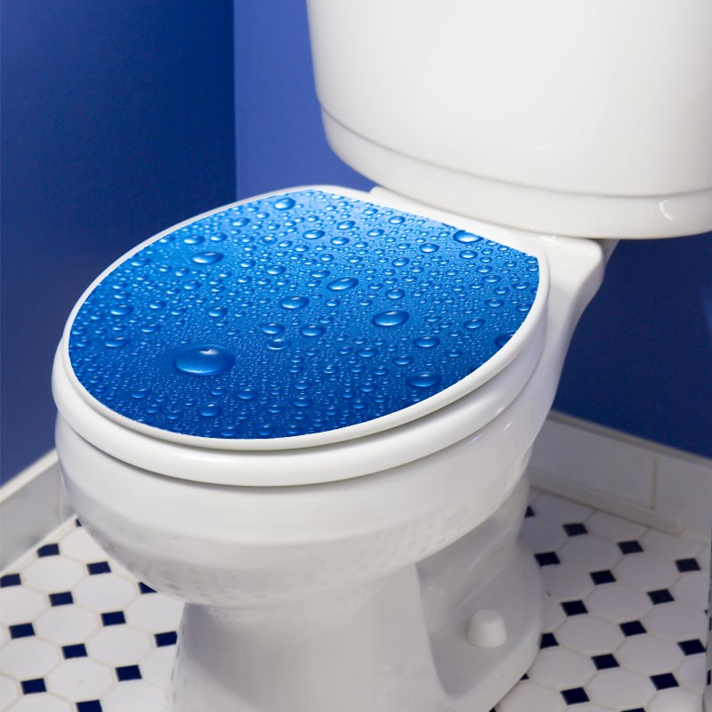 Sticker abattant wc gouttes d’eau