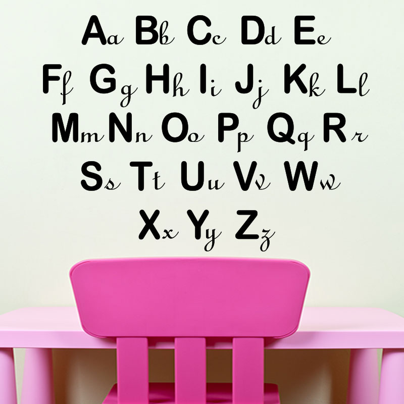 Sticker mural enfant Alphabet