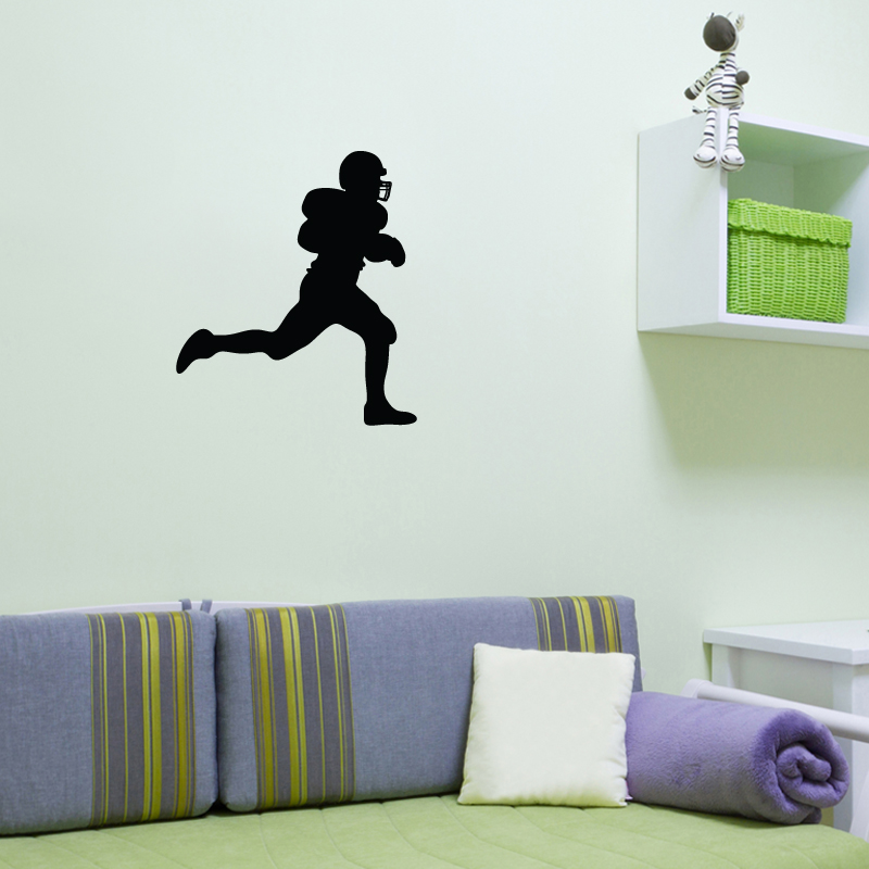 Wall decal American football player