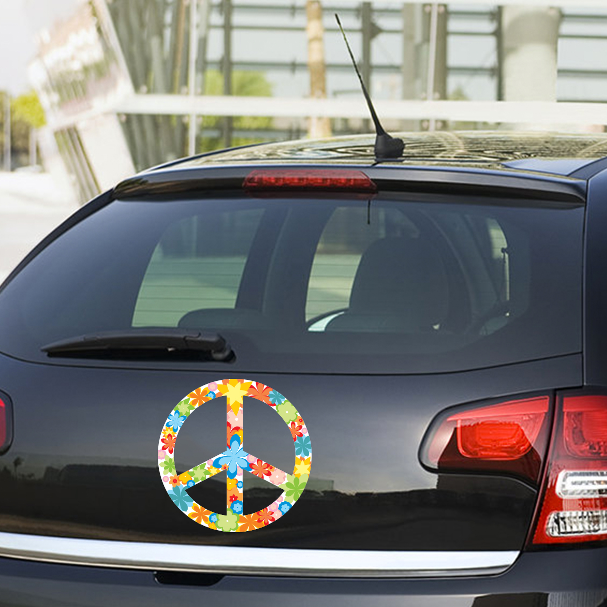 Sticker auto décoration fleurie – Stickers SALON Séjour - Ambiance