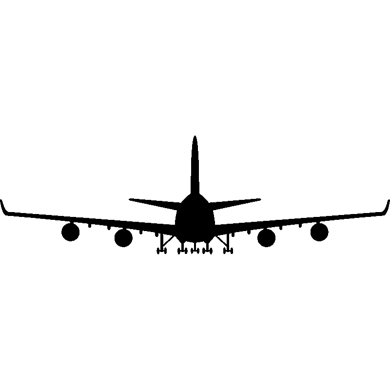 Sticker Muursticker Illustration du tableau de bord voiture / avion -  Illustration du