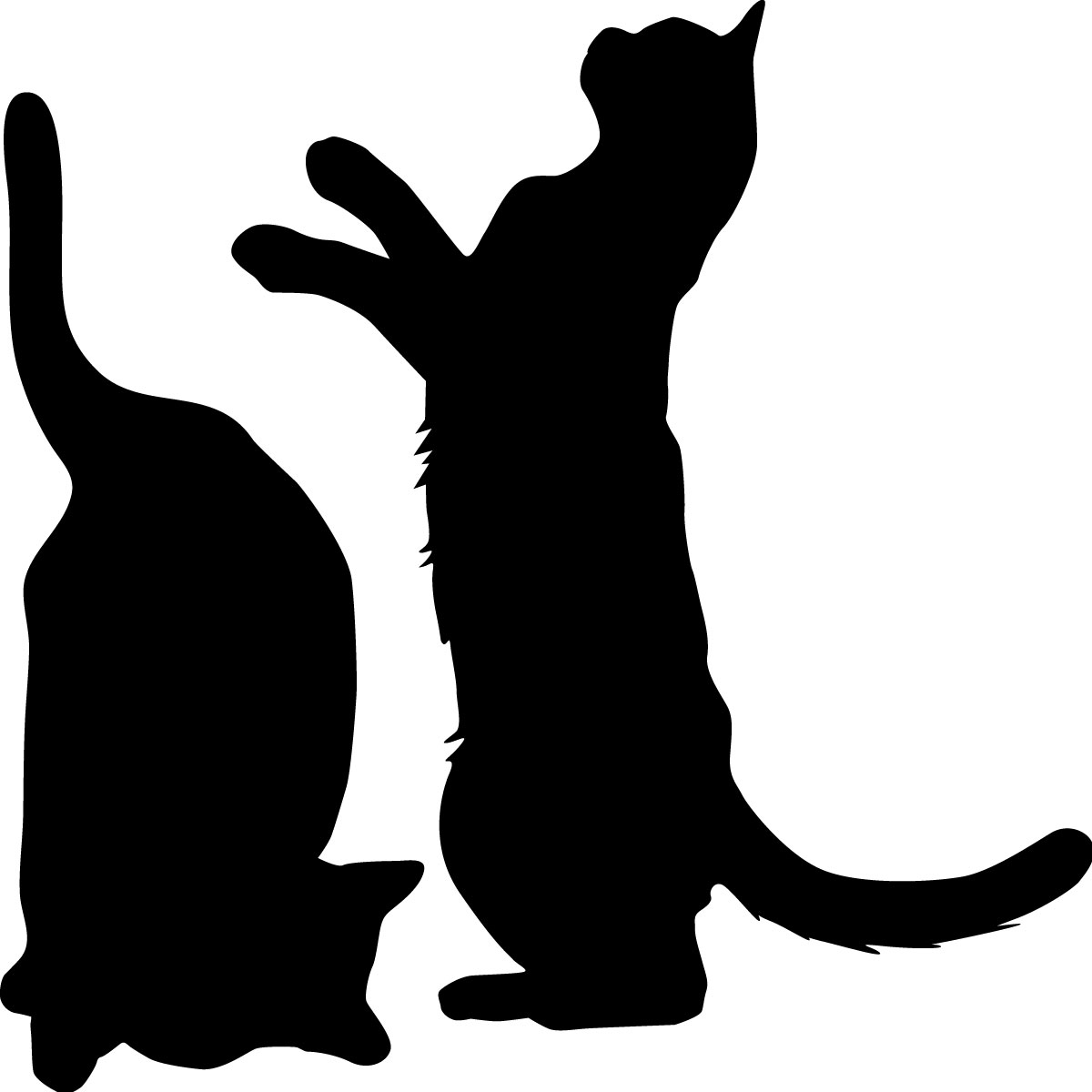 Adesivo murale gatti 1